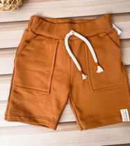Bermuda Infantil Menino Com Bolso TMX Kids Cor:CarameloTamanho:3