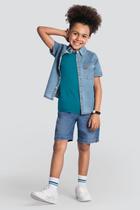 Bermuda infantil menino em jeans Brandili