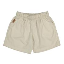 Bermuda Infantil Menino em Linho Bege Ogochi