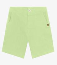 Bermuda Infantil Menino Em Linho Trick Nick Verde Bermuda Infantil Menino Em Linho Trick Nick Verde