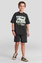 Bermuda infantil menino em moletinho Brandili Bermuda infantil menino em moletinho Brandili