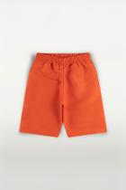Bermuda Infantil Menino Laranja -Alemara