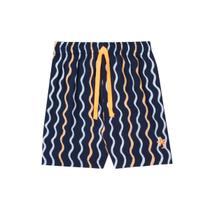 Bermuda Infantil Menino Listras Azul Marinho Nini & Bambini Bermuda Infantil Menino Listras Azul Marinho Nini & Bambini