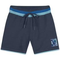 Bermuda Infantil Menino Moletinho Chumbo Marisol