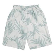 Bermuda Infantil Menino Ogochi em Tactel Folhas Verdes