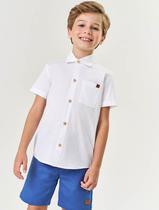 Bermuda Infantil Menino Sarja Azul Divertto