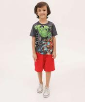 Bermuda Infantil Moletinho Cargo MR Tam 4 a 10-10208 Bermuda Infantil Moletinho Cargo MR Tam 4 a 10-10208