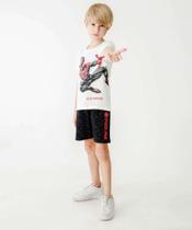Bermuda Infantil Moletinho Homem Aranha Marvel Tam 4 a-82507