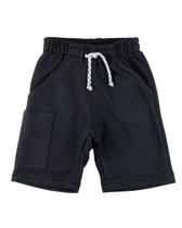 Bermuda Infantil Moletinho Orleans e Trend - Preto