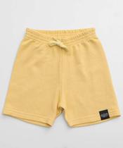 Bermuda Infantil Moletom Tam 1 a 3 Amarelo-78140 Bermuda Infantil Moletom Tam 1 a 3 Amarelo-78140