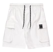 Bermuda Infantil Sarja Branca - Lamon