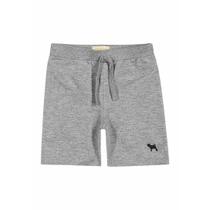 Bermuda Infantil Short Em Moletom Charpey Elastico E Cordão Masculino Azul Marinho