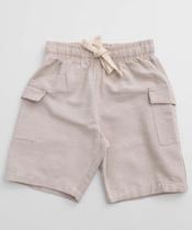 Bermuda Infantil Textura Cargo MR Tam 1 a 3-73103