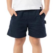 Bermuda Infantil Verão Menino Escola Dia A Dia Azul Marinho