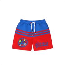 Bermuda Infantil VERMELHO Marvel Proteção UV 4 a 10 anos - Bermuda Infantil VERMELHO Marvel Proteção UV 4 a 10 anos -