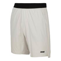 Bermuda Inni Game Cinza Claro e Preto Masculina