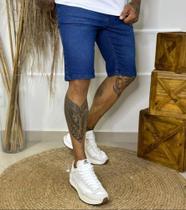 Bermuda jeans azul escura Bermuda jeans azul escura