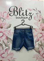 Bermuda Jeans Barra Meia Coxa Cor Jeans Claro Tamanho 42 Bermuda Jeans Barra Meia Coxa Cor Jeans Claro Tamanho 42