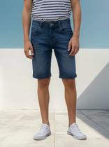 BERMUDA JEANS C/ ELASTANO DELAVÊ Nº 10