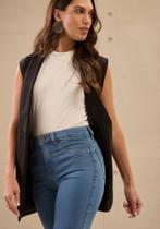 Bermuda Jeans Ciclista Meia Coxa Fit For Me Lunender J3499 Bermuda Jeans Ciclista Meia Coxa Fit For Me Lunender J3499