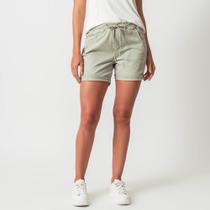 Bermuda Jeans Color Confort Jogger Meia Coxa Verde Mar