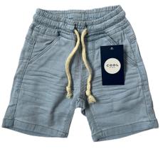 bermuda jeans com cordão menino infantil juvenil com elastano TAM 4 A 16 ANOS