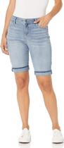 Bermuda jeans com laicra feminina