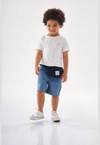 Bermuda Jeans com Moletom e Pochete Infantil Up Baby