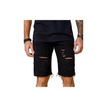 Bermuda Jeans Destroyed Rasgada Masculino Adulto Ref. 005 Bermuda Jeans Destroyed Rasgada Masculino Adulto Ref. 005