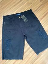 Bermuda jeans escura Bermuda jeans escura
