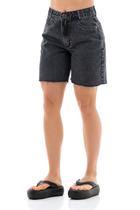 Bermuda Jeans Feminina Arauto Jorts Black