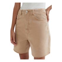 Bermuda Jeans Feminina Hering Estonada Marrom - HBDF 5FSN Bermuda Jeans Feminina Hering Estonada Marrom - HBDF 5FSN