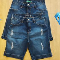 Bermuda jeans feminina meia coxa Bermuda jeans feminina meia coxa
