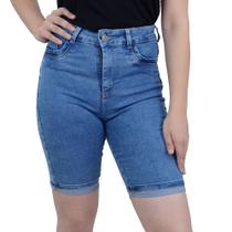 Bermuda Jeans Feminina Sawary Azul - 275767 Bermuda Jeans Feminina Sawary Azul - 275767