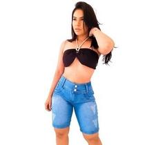 Bermuda Jeans Feminino bermuda destroyed Jeans curto Bermuda Jeans Feminino bermuda destroyed Jeans curto