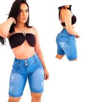 Bermuda Jeans Feminino Bermuda Destroyed Jeans Premium Da moda Short