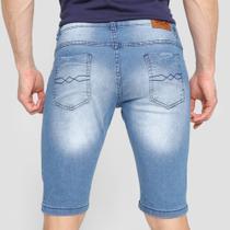 Bermuda Jeans Grifle Estonada Masculina