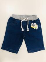 Bermuda Jeans Infantil Com Elastano Tamanho 06 anos