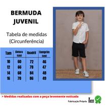 Bermuda Jeans Infantil Juvenil Menino Slim Fit Verão