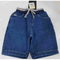 Bermuda Jeans Infantil Luxo Verao 7535 Bermuda Jeans Infantil Luxo Verao 7535