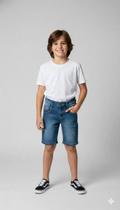 Bermuda Jeans Infantil Masculina Short Menino 02 ao 16 Anos Confortável e Estilosa para Escola. Bermuda Jeans Infantil Masculina Short Menino 02 ao 16 Anos Confortável e Estilosa para Escola.