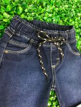 Bermuda Jeans Infantil Masculino C/Cordão