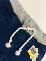 Bermuda Jeans Infantil Masculino Com Elastano Com Cois Em Punho Bermuda Jeans Infantil Masculino Com Elastano Com Cois Em Punho