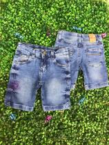 Bermuda Jeans Infantil Masculino TAM 2