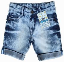 Bermuda jeans infantil masculino