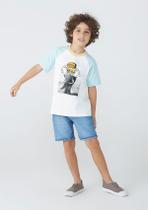Bermuda Jeans Infantil Menino Com Elastano