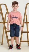 Bermuda Jeans Infantil Menino Confortável e Qualidade - Filuca Kids Bermuda Jeans Infantil Menino Confortável e Qualidade - Filuca Kids