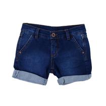 Bermuda Jeans Infantil Menino Dipopini Azul - BPM048 Bermuda Jeans Infantil Menino Dipopini Azul - BPM048