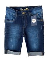 bermuda jeans infantil meninos juvenil masculino TAM de 10 a 16 anos - Cool kids