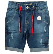 bermuda jeans infantil meninos juvenil masculino TAM de 10 a 16 anos